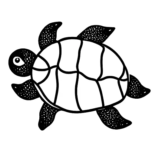 Minimal Sea Turtle And Moo