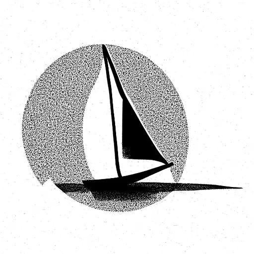 Boat Sail With Elements Reminiscent Of Freedom And Family Ties