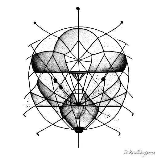 Abstract Hotair Balloon