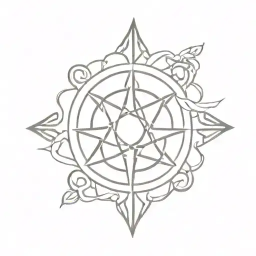 Celtic Knot Compass Roots