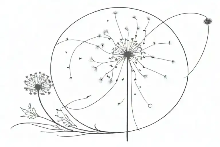 Dandelion Floating