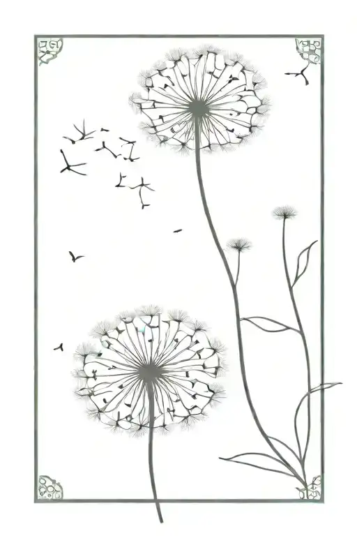 Dandelion Floating