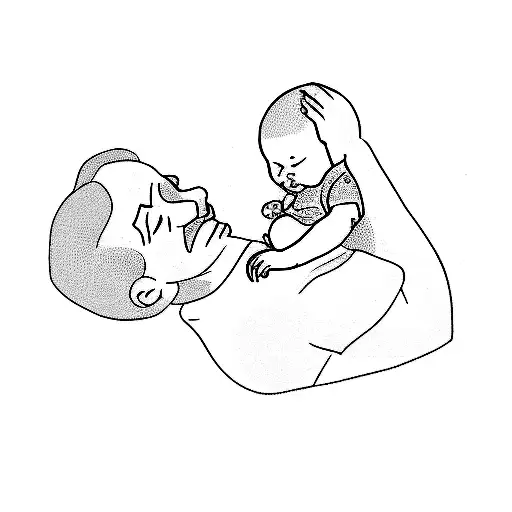 A Man Holding A Baby