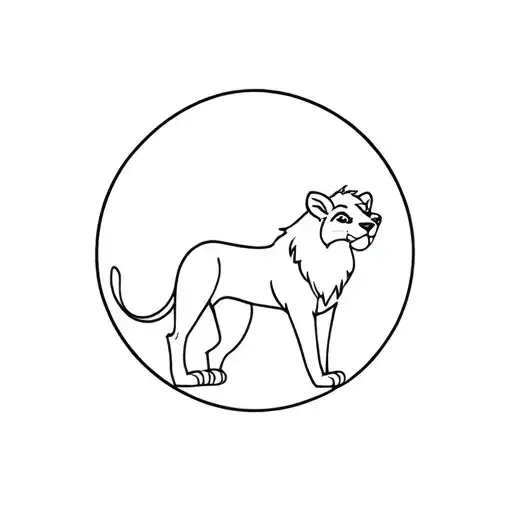 Lion King Timon Dainty Coquette Style