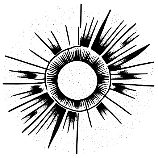 Portuguese Tile Fine Line Sunrise