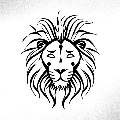 Happy Lion With Partyhat