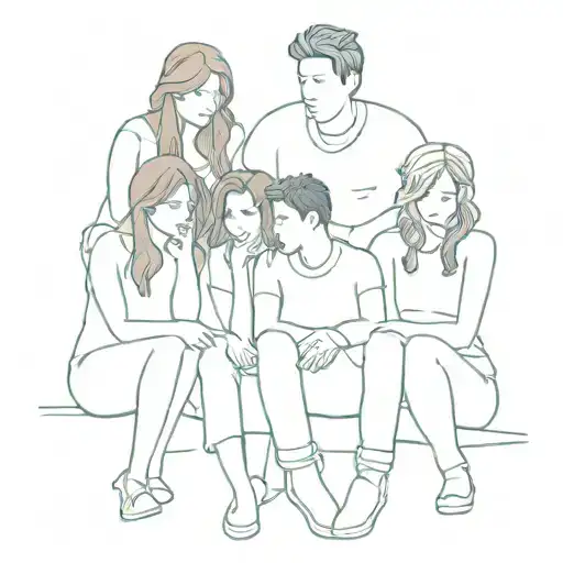 Friends Cast Sitting