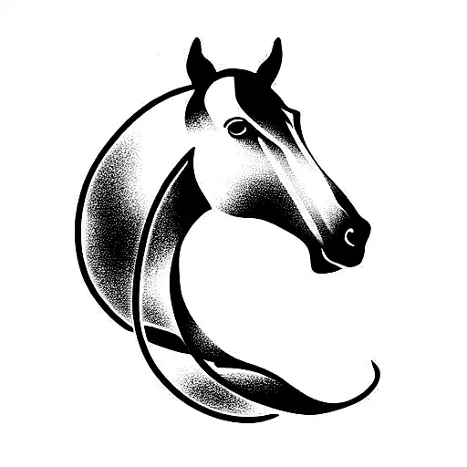 Horse And Infinity Symbol