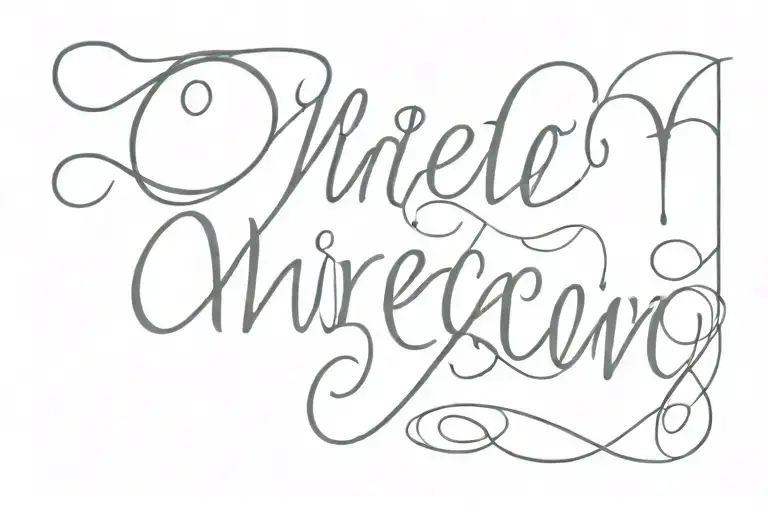 Chincano Lettering Of Name Marleen