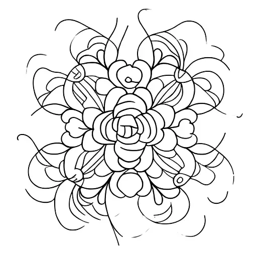 A Minimalist Floral Pattern Inspired By The Lily Flower