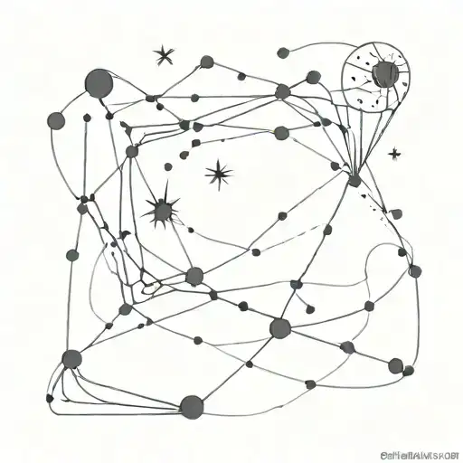 Galaxy Filled With Constellations