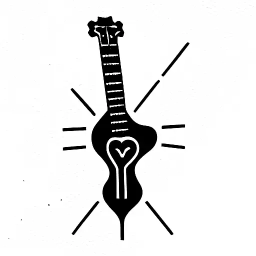 Guitar And Cross