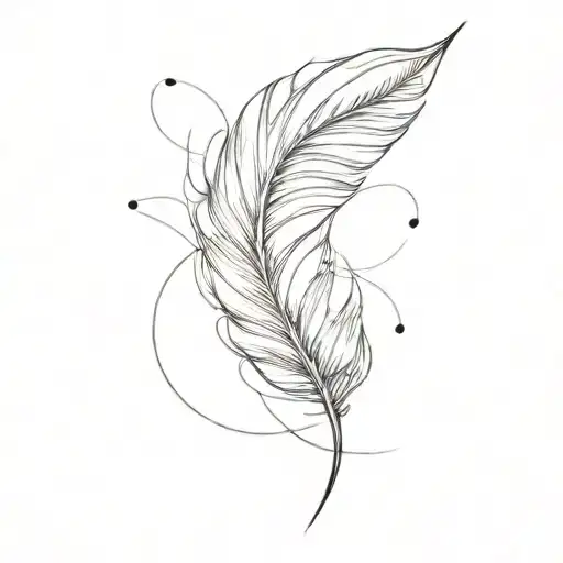 Semi Colen And Feather