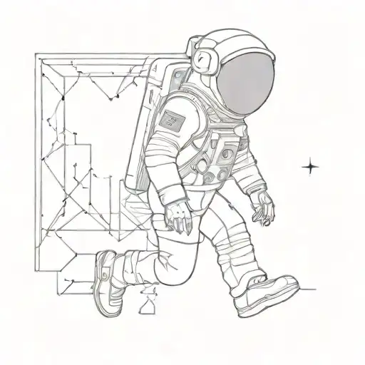 Astronaut Geometeric