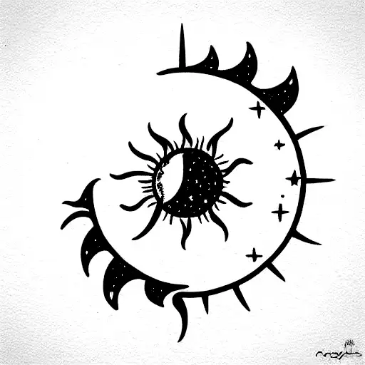 Word Believe With Sun And Moon