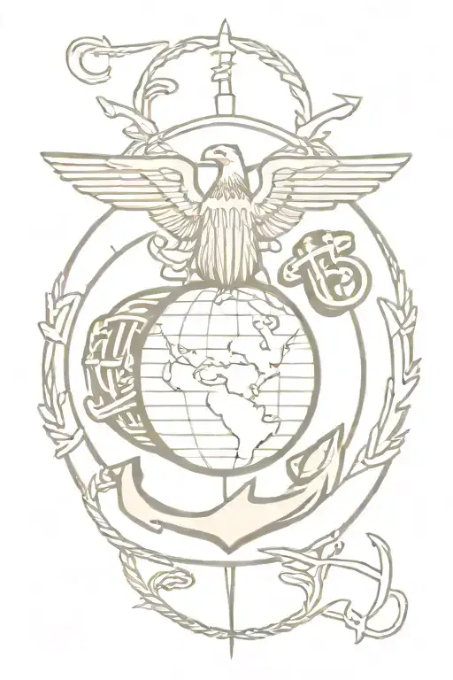 Usmc Eagle Globe And Anchor