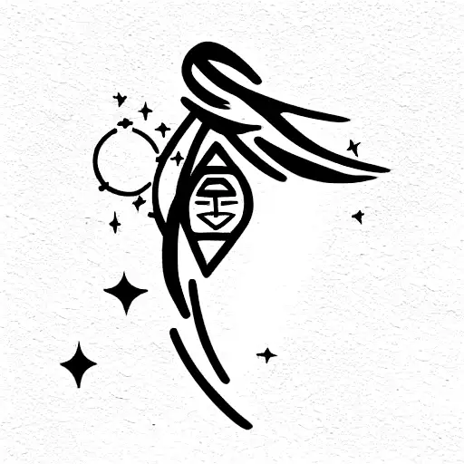 Greek God With Space Element