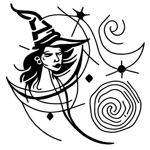 Detailed Astrological Witch