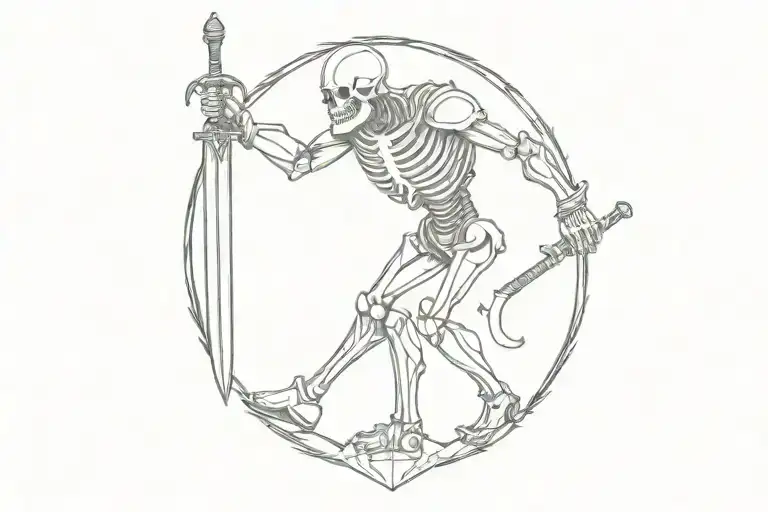 Skeleton Gladiator