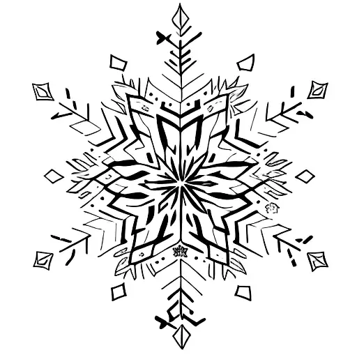 Snowflake And Star