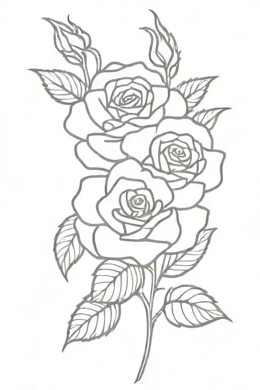 Rose Word Sisters Stem Rose