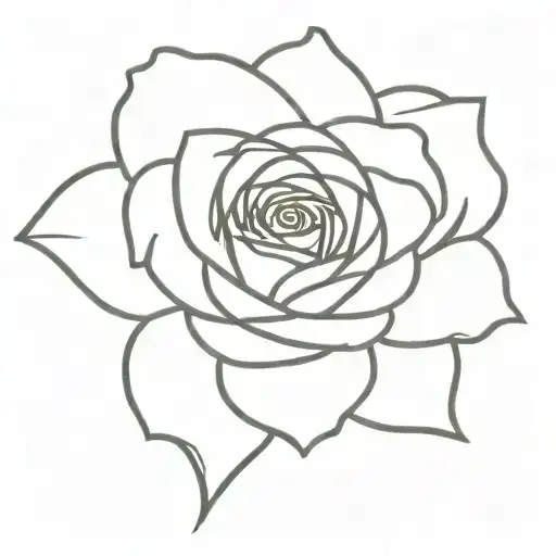 A Rose Planted In Cactous