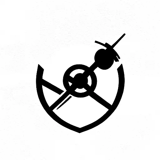 Arsenal Football Club Cannon Tattoo Design