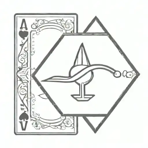 Blackjack Card With Air Force Logo Incorporated