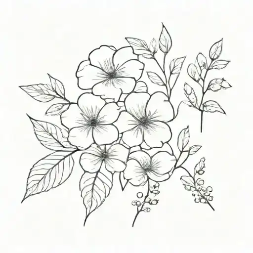 November And December Birth Flowers Without Leaves