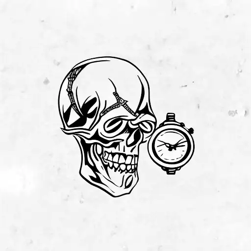 Skull And Watch