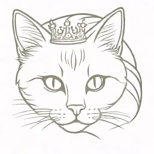 Ragdoll Cat With A Crown