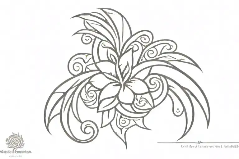 Hawaiian Tribal Design