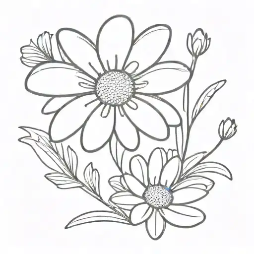 Masculine Daisy Flower