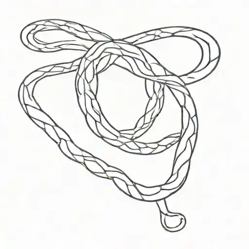 One Black Lines Look Like Snake On Arm