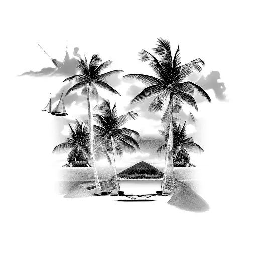 Caribbean Beach With African Music