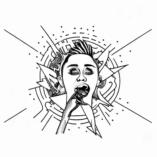 Miley Cyrus On Endless Summer Vacation Album Cover