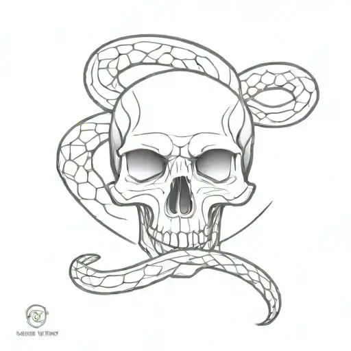 Snake Long Skull