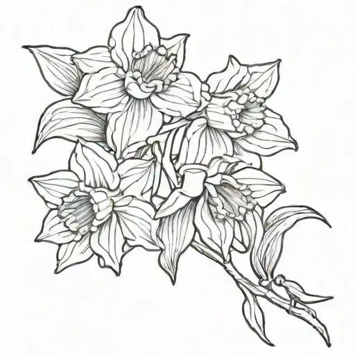 Simple Daffodil Bouquet