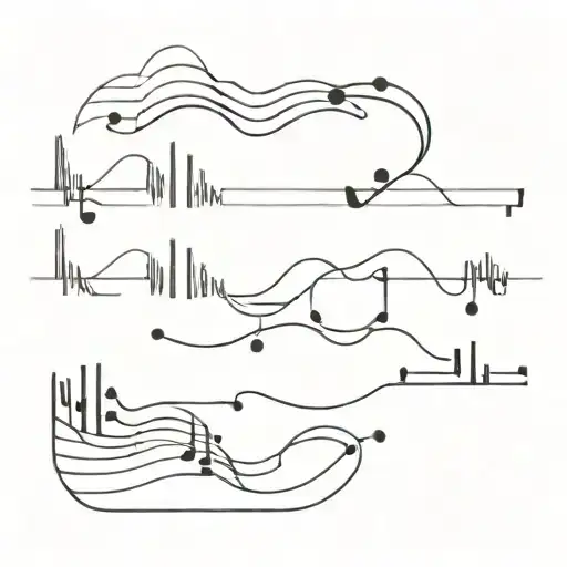 Music Sound Waves Flowing