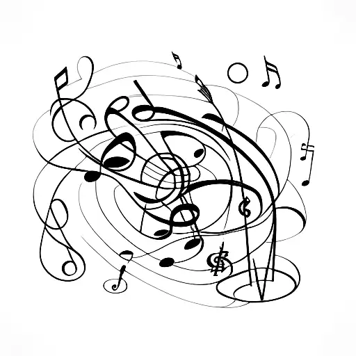 Abstract Representation Of Music