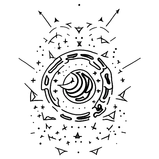 A Minimalist Tattoo Of A Shooting Star With The Phrase 'I Am Enough' As A Reminder Of Self-worth