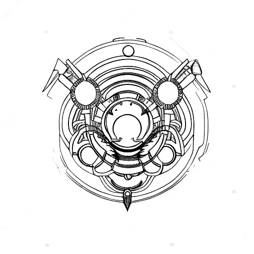 Inia Geoffrensis With A Yellow Circle Around It