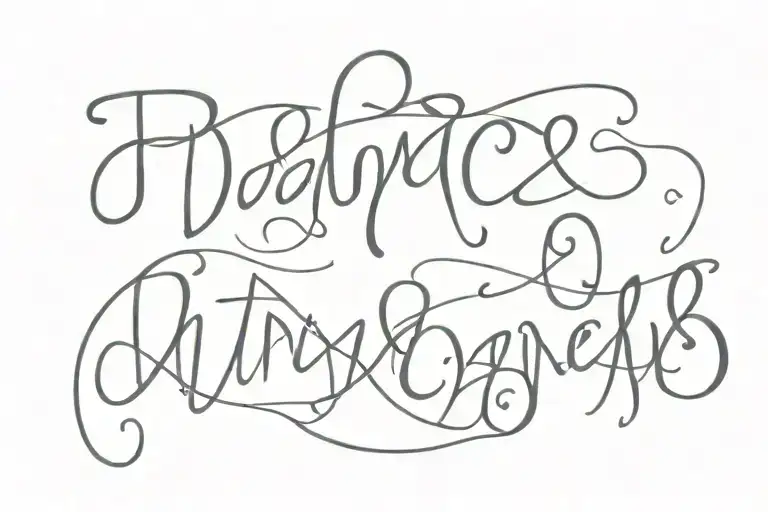 Dance Lettering