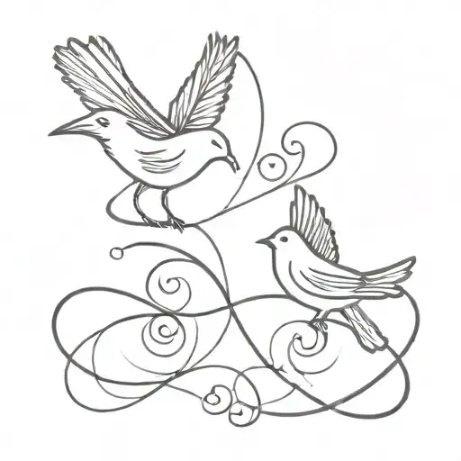 2 Birds Adventure Infinity Symbol