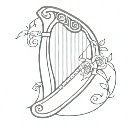 Celtic Harp Surrounded