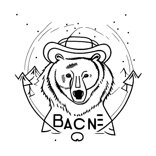 Bear Does Line Of Coke