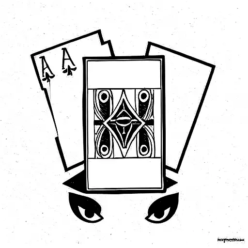 Three Of Cards Tarot Gothic Theme