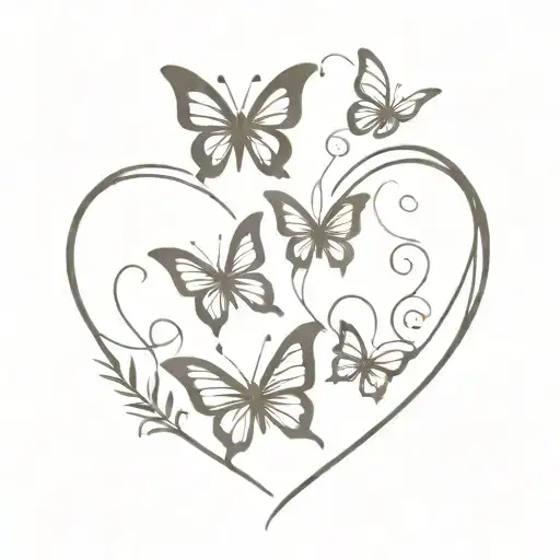 Family Love Music Butterfly Made