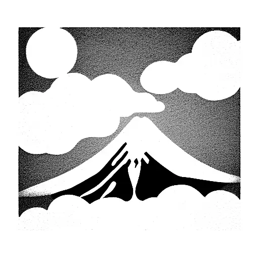 Mount Fuji Sun Clouds