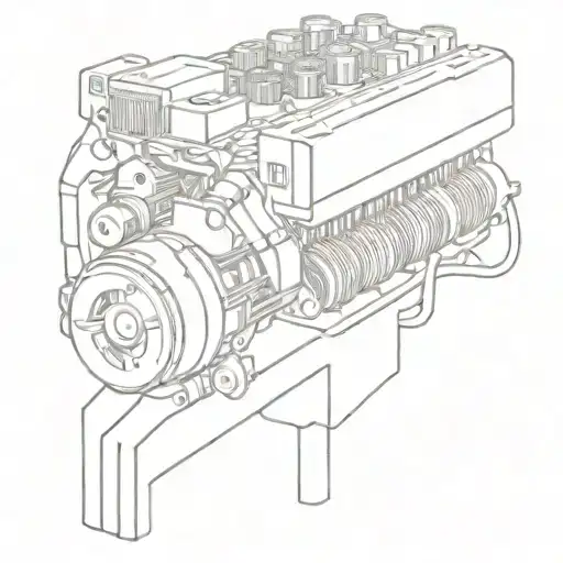 Combine A Classic Car Engine With A Computer Motherboard In A Minimalist Design